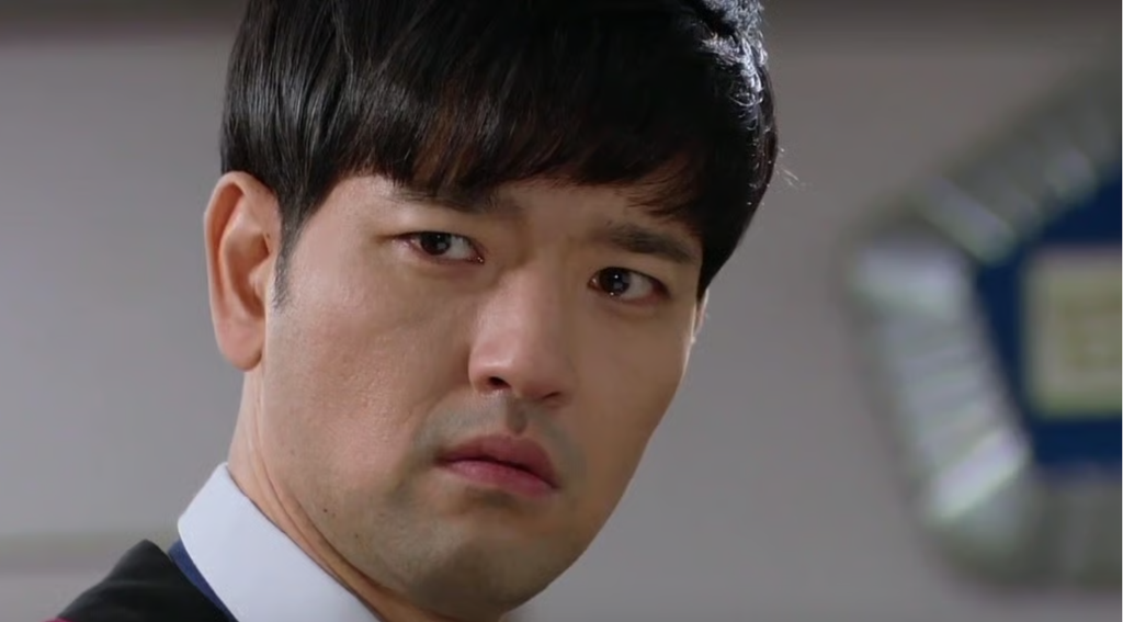 Bae Soo-bin as Ahn Do-hoon in a intense close-up from the 2013 K-drama Secret Love.